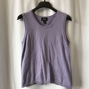 LouLou Lilac Sweater Vest Size Large
